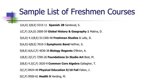 Freshman Course Tips 的图像结果