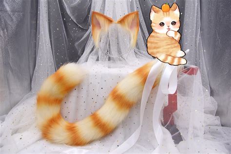 Kids Orange Cat Costume