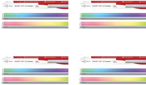 wipro Next Smart Wi-Fi 24W CCT+RGB LED Batten | 16 Million Colours ...