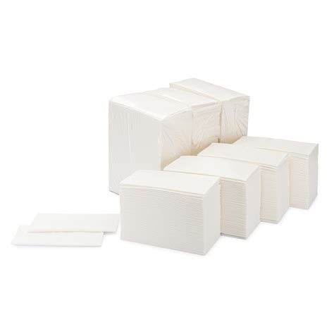 Paterson Paper 17x17" Linen Like Napkins Disposable (500/Case White ...