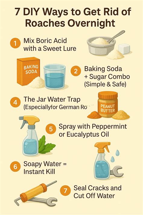 How To Get Rid Of Roaches Overnight DIY: In Kitchen & Apartment