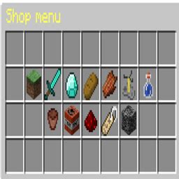 Image result for Minecraft. Shop GUI