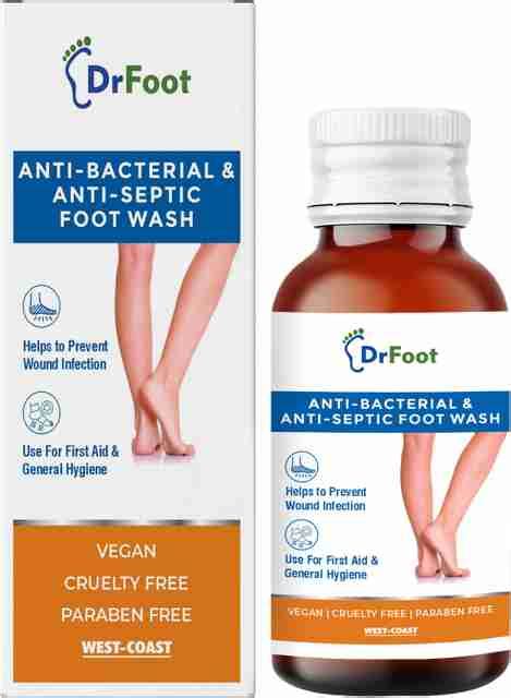 Dr Foot Antiseptic Antibacterial Foot Wash |Helps to Athlete's Foot ...