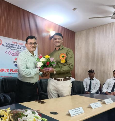 Rajarshi School of Management & Technology | Campus Placement drive of ...