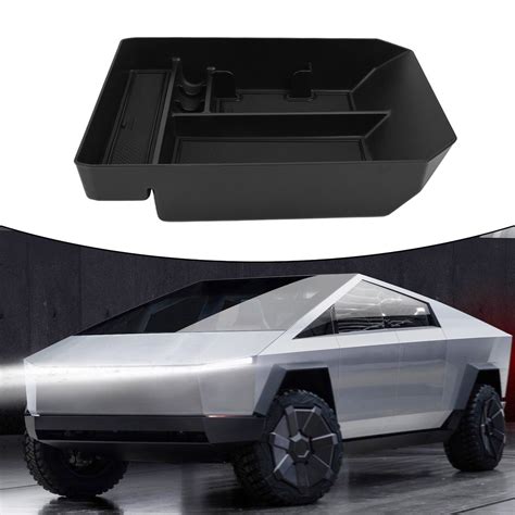 Floor Console For Truck Double Layers For 2024 2025 Tesla Cybertruck ...