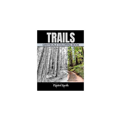 Trails Grayscale Coloring Book: Adult Coloring Book | Ubuy India