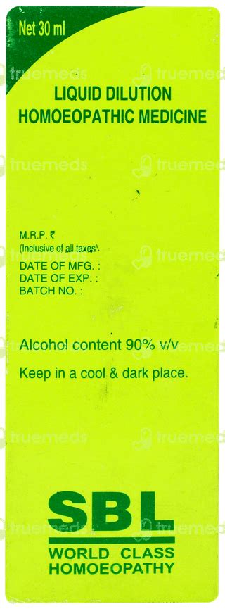 Sbl Sinapis Nigra 30 C Dilution 30 Ml - Uses, Side Effects, Dosage ...