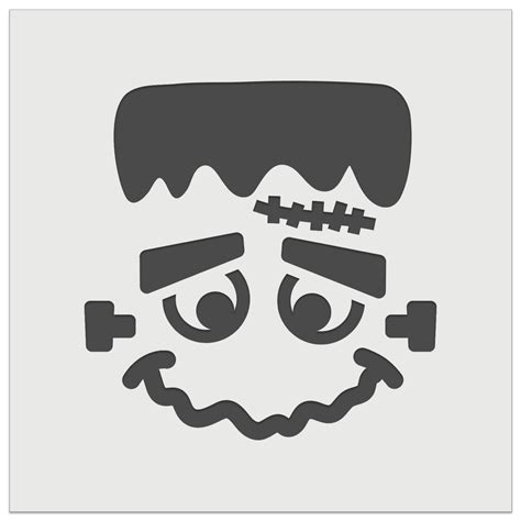 Frankenstein Pumpkin Carving Stencil