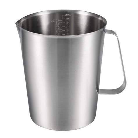 Buy uxcell Measuring Cup 2000ml 64OZ, 2 Measuring Scales, Including ML ...