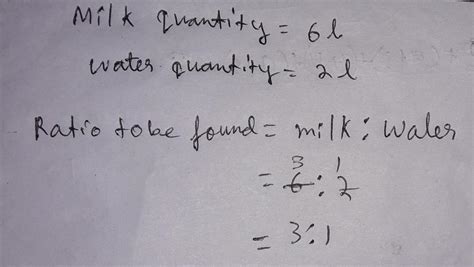 Two litres of water are added to a container containing 6 litres of ...