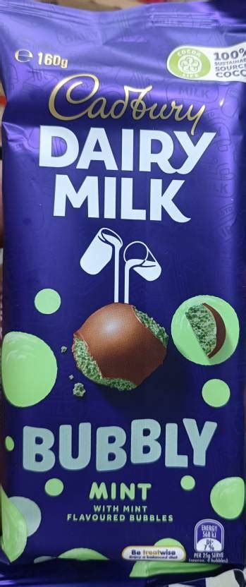 Cadbury Dairy Milk Bubbly Mint Bars Price in India - Buy Cadbury Dairy ...