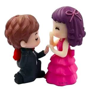 Buy ARCHIES Romantic Love Miniature Figurines Showpiece Valentine Gift ...