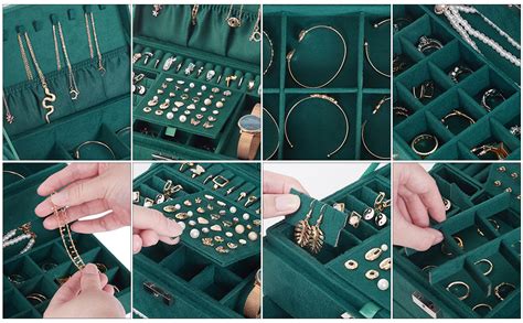Scizor Large Women Jewelry Organizer Box, Velvet Flannel Girls Jewelry ...
