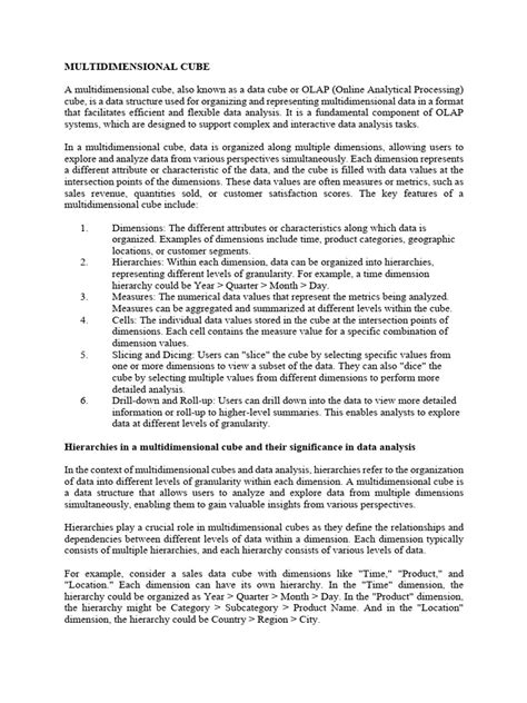 Image result for Explain Multidimensional Data Cube Model