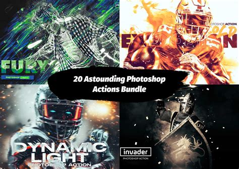 20+ Analog Actions Pack Psd