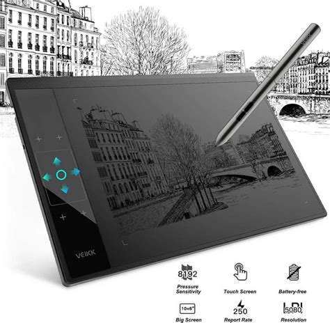 VEIKK A 30 A30 10 x 6 inch Graphics Tablet Connectivity - USB Price in ...
