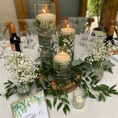 Rustic Floating Candle Centerpieces for Your Wedding