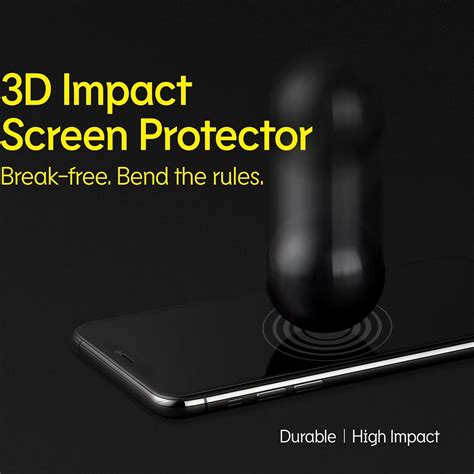 Buy RhinoShield 3D Impact Transparent Screen Protector Compatible with ...