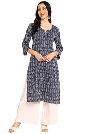 Buy ZELENA Maternity Feeding Kurti with Zip for Women | 100% Cotton Pre ...
