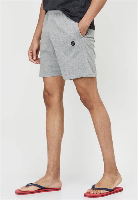Buy Men Solid Lounge Shorts Online at just Rs. 399.0 - 1000011191156 ...