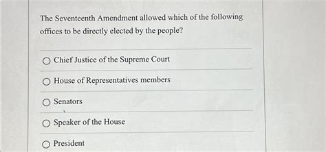 Image result for Seventeenth Amendment