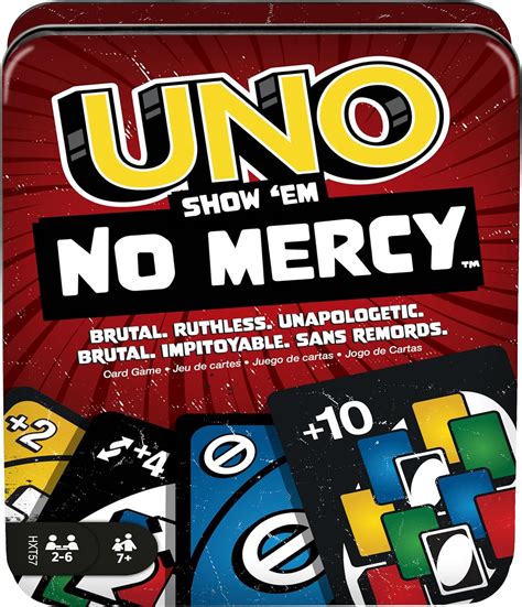 Mattel Games UNO Show 'em No Mercy Kart Oyunu Depolama ve Seyahat ...