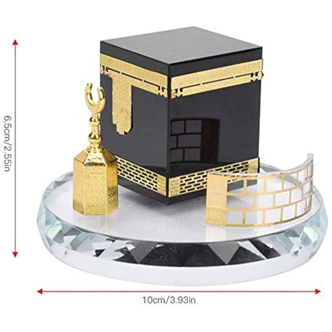 Hztyyier Muslim Crystal Gilded Miniature Kaaba Clock India | Ubuy