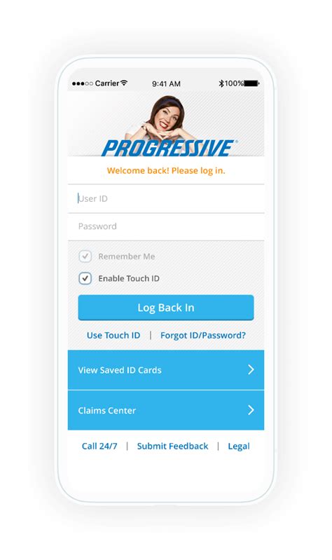 Image result for Progressive Insurance App Insurance Card