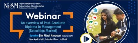 PGDM Securities Market Webinar | NISM