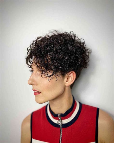 Perm Short Hair Girl at Stuart Witt blog