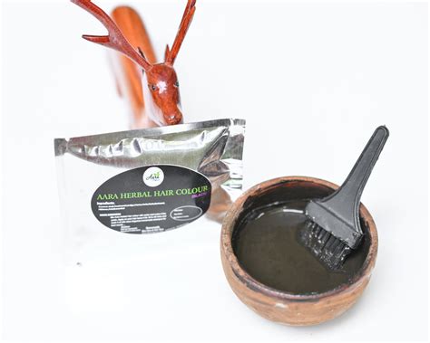 Herbal Hair Colour Black (Pack 1) – AARA ORGANICS
