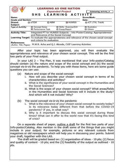 Humss Culminating Activity Module 的图像结果