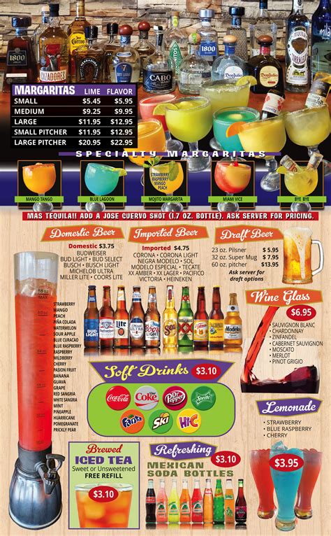 Menu - Rio Grande MX Cocina / 47 Ludwig Dr, Fairview Heights, IL 62208 ...