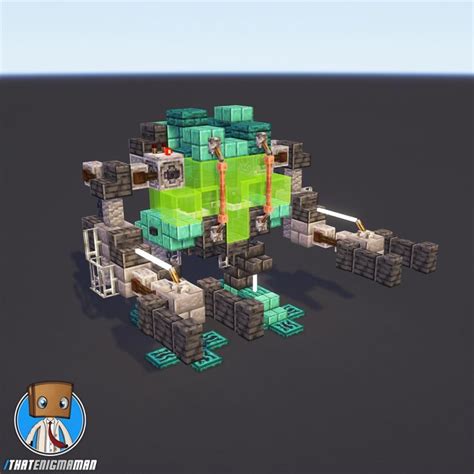 Image result for Minecraft Mech Robot Tutorial