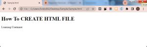 Image result for How to Create HTML File