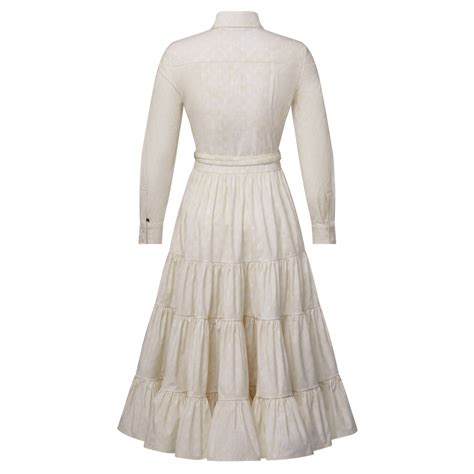 Long Sleeve Tiered Shirt Dress - Ready-to-Wear | Louis Vuitton India