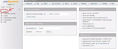 Create Database Using Xampp 的图像结果