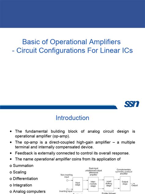Image result for Operational Amplifier Basic Definition
