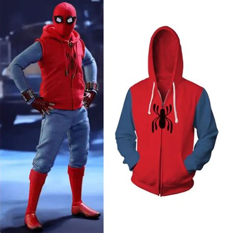 Spider-Man: Homecoming Spider-Man Homemade Suits Costume 3D Printed Ho ...