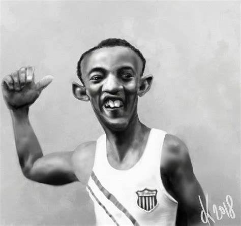 Jesse Owens (1936)caricature