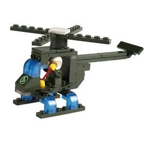 Buy Small Particles Blocks Assembly Patrol Plane Building Blocks ...