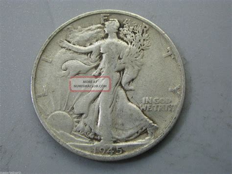 1945 - S Walking Liberty Half Dollar United States Coin G