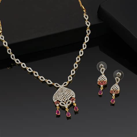 24 KT Gold plated Nakshatra Necklace Set – Estele