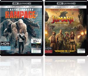 Rampage & Jumanji: Welcome to the Jungle (4K UHD + Blu-ray 3D + Blu-ray ...