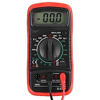 Multimeter, with LCD Display Digital Voltmeter High Accuracy for ...