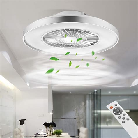 Buy BKZO LED Ceiling Light with Fan, Ceiling Fan Lights 24 Levels Wind ...