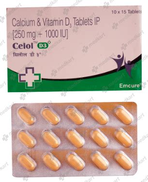 CELOL D3 PLUS TABLET 15'S, Price, Composition & Generic Alternatives ...