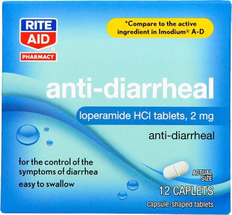 Buy Rite Aid Anti-Diarrheal Caplets - 12 Count at Ubuy India