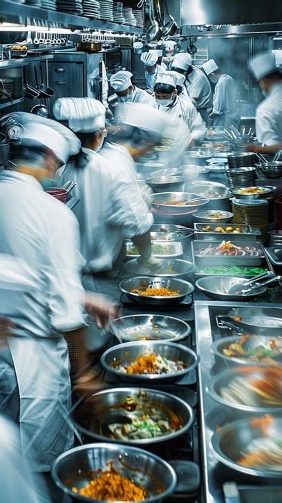 Busy Restaurant Kitchen Window 的图像结果