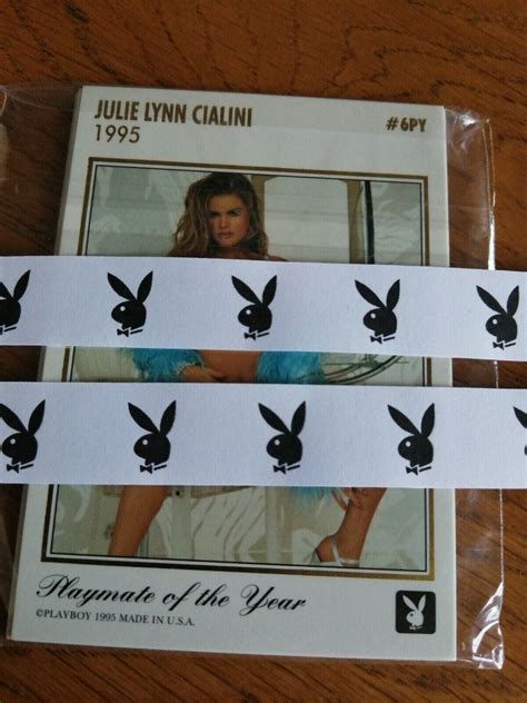 Playboy's Playboy MAY Complete 6 Card Chase Set PMOY Julie Lynn Cialini ...